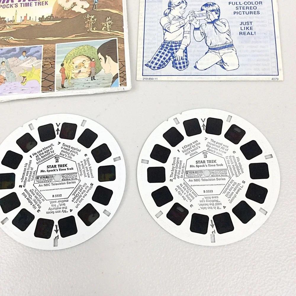 VTG 1974 GAF View Master Star Trek Mr Spock's Time Trek B555
